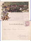 Baile Herculane - litografie 1894 - RR