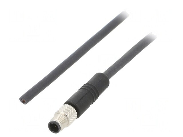 Conector M5 mufă tată 3 pini aurit IP67 60V