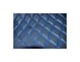 Material imitatie piele tapiterie romb negru/cusatura albastra Cod:Y01NA Automotive TrustedCars, Oem