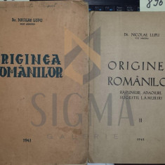 ORIGINEA ROMANILOR vol I + II, dedicatie !!!