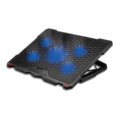 Cooling pad laptop 5 ventilatoare 2x USB PLATINET foto