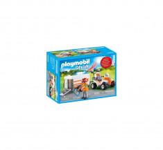 Playmobil City Life - Medic cu ATV si remorca foto