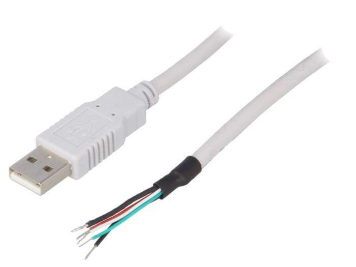 Cablu USB A 3m gri