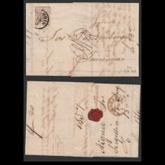 Scrisoare 1857 Szegedin - Timisoara