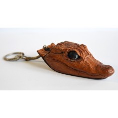 Breloc cap de pui de crocodil / Baby crocodile - Taxidermie
