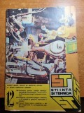 Stiinta si tehnica decembrie 1975-robotica,intreprinderea mecanica sibiu
