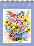 Marjolein Bastin 2024 Wall Calendar: Butterflies &amp; Blooms