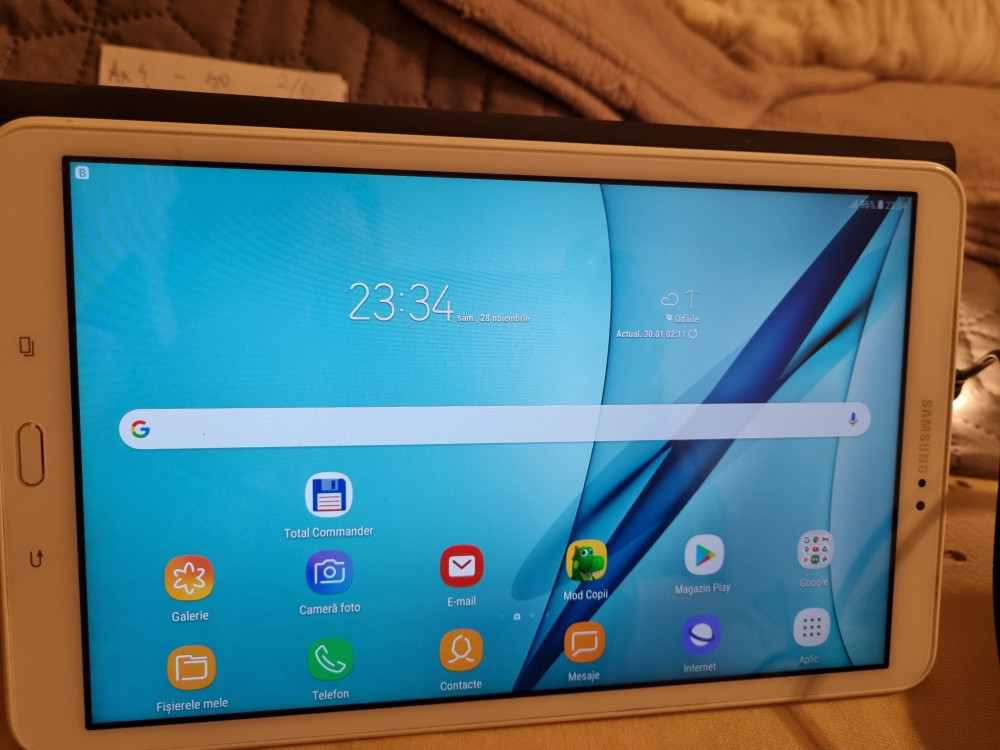 Tableta SAMSUNG Tab A 10" SMT 585 4G +WiFi, 16 GB, Wi-Fi + 4G | Okazii.ro