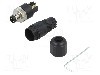 Conector M8, 4 pini, clasa etanseitate IP65, DEGSON ELECTRONICS - PB-M8A-04P-MM-SL7001-00A(H)