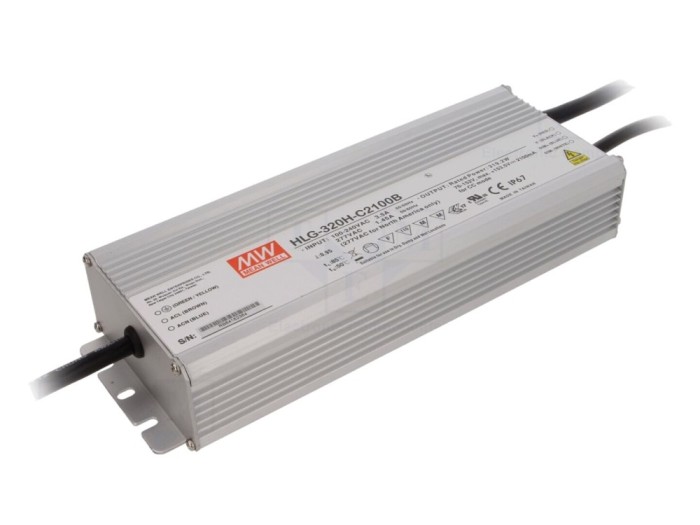Alimentator LED 320W 2,1A IP67