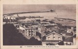 CP691N Tanger, Vue du Port pris du Boulevard Pasteur, circulată Tanger &ndash; Sasca Montană, 1934, carte poștală, Circulata, Printata