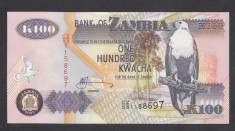 A2367 Zambia 100 kwacha 2009 UNC foto