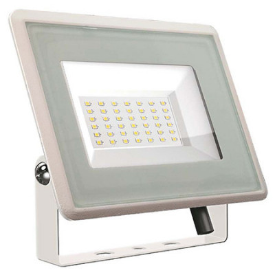 Proiector LED V-tac, 30W, 2510 lm, lumina neutra, 4000K, IP65, alb foto