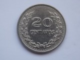 20 CENTAVOS 1972 COLUMBIA, America Centrala si de Sud