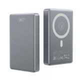 Baterie Externa Wireless XO Design PR294, 10000mAh, 20W, PD + FQI, 1 x QI - 1 x USB-C, Gri