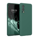 Husa kwmobile pentru OnePlus Nord 2 5G, Silicon, Verde, 56070.171, Carcasa