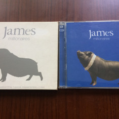 james millionaires 1999 dublu disc 2 cd disc muzica indie rock limited edition