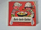 Cărticică vintage Pixi: Backe backe Kuchen - Eberhard Binder (anii '70) - limba germana