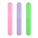Set 3 Cutii pentru periuta de dinti, Kwmobile, Multicolor, Plastic, 48353.09