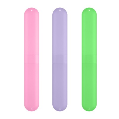 Set 3 Cutii pentru periuta de dinti, Kwmobile, Multicolor, Plastic, 48353.09 foto