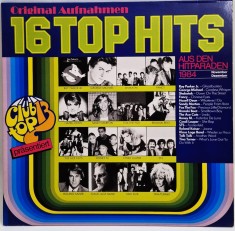 various - 16 Top Hits nov / dec 1984 NM / NM vinil LP disc pop rock Club Top 13 Germania foto