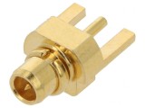 Soclu MMCX Mamă 50&Omega; Aurit PTFE