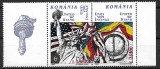 B0389 - Romania 2002 - Nato 2v.cu vigneta neuzat,perfecta stare, Nestampilat