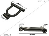 Brat suspensie superior,Atv 50cc,roti 6inch,negru Cod Produs: MX_NEW ROY03137