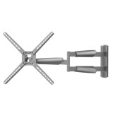 Suport TV perete pentru exterior Barkan 4move OD XLong, pentru display-uri cu diagonala 13 -65 , suporta pana la 36kg, cu reglare in 4 axe, VESA 75x75
