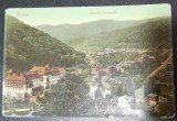 Carte postala, necirculata, Sinaia vedere generala, perioada interbelica