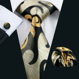 Set cravata + batista + butoni - matase - model 277