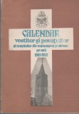 Calendar vestitor si povatuitor Maramures si Satmar (1991 - 1992)