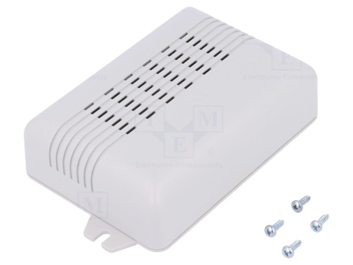 Carcasă universală ventilată ABS gri