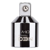 Adaptor tubular 1/2" M x 3/4" F din otel CrV, NEO TOOLS