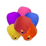 Lampioane Zburatoare Radar, 10 Bucati, Multicolore, 80x40 cm, Nunta, Petreceri, Evenimente Speciale