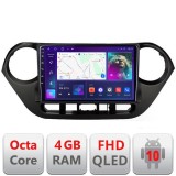 Navigatie Hyundai I10 2013-2019 B-HY38 Android Ecran QLED octa core 4+64 carplay android auto KIT-HY38+EDT-E309V3