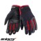 Manusi barbati pentru scuter - motocicleta Urban vara Seventy model SD-C48 negru/rosu &ndash; degete tactile XXL (11 cm)