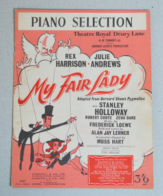 &amp;quot;My Fair Lady&amp;quot; Piano Selection Theatre Royal Drury Lane 1956 foto