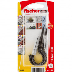 Diblu fischer nylon cu carlig SX 8x40 RHR 82 K, set 2 buc