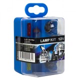 Set becuri si sigurante auto Kraftmann , H7, 12 V