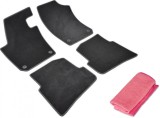 Covorase auto din mocheta Umbrella pentru Seat Ibiza IV [6J] (2008-2016) + Laveta Microfibra 30X40 Cm