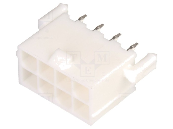 Conector soclu cablu-placă 8 pini aurit