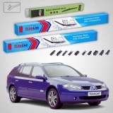 Cumpara ieftin Ștergătoare Renault Laguna II Grandtour Break 2001-2007 | Set Față și Spate Flat Premium &ndash; TeamCar&reg;