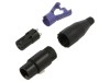 Metal Plug Straight Cord 3 Sockets