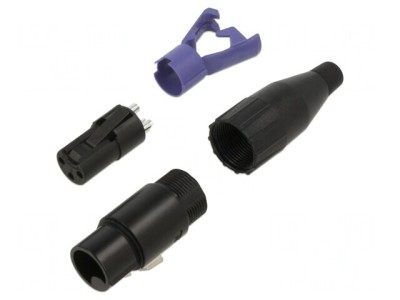 Metal Plug Straight Cord 3 Sockets foto