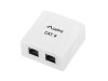 SURFACE-MOUNT BOX CAT.6 UTP Lanberg