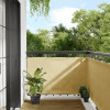 VidaXL Paravan de balcon, nisipiu, 90x400 cm, 100% poliester oxford