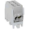Clema de distributie - derivatie gri pe sina DIN 1 pol 2 intrari (16+25mm2) si 2 iesiri (16+25mm2), Pollmann