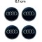 4X NEW GENUINE WHEEL HUB CAP COVERS 61 mm AUDI A1 A3 A4 A5 A6 A7 A8 Q2 Q4 Q5 Q7 Q8 R8 TT E-TRON 81A601170