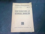 CONTRIBUTIUNI LA ISTORICUL BURSELOR - VASILE D. SECARA